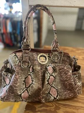 Betty Boop Snakeskin Tote Bag  17x10x6 New
